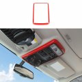 Linskip Dome Light Trim Cover For Toyota 4runner 2010-2023 Trd Interior Accessories 1pcs Red 