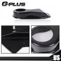 G-plus Plastic Delete Heater Box Non Ac Car Compatible With 1982-1992 Chevy Camaro Pontiac Firebird Black