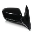 Power Mirror Right Passenger Side For Honda Accord 4-door 2003-2007 Manual Folding 3-pin Ho1321152 76200sdaa13za Glossy Black 