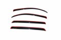 Auto Ventshade Avs In-channel Ventvisor Rain Guards Fits 2007 2021 Toyota Tundra Crewmax Smoke 4 Pcs 194309 