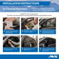 Auto Ventshade Avs In-channel Ventvisor Rain Guards Fits 2007 2021 Toyota Tundra Crewmax Smoke 4 Pcs 194309