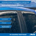 Auto Ventshade Avs In-channel Ventvisor Rain Guards Fits 2007 2021 Toyota Tundra Crewmax Smoke 4 Pcs 194309