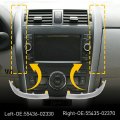 Upper Center Dashboard Trim Strip 55436-02330 Left 55435-02370 Right 1 Pair Side Air Vent Pannel Replacement For Corolla Altis
