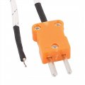 Uxcell 2 Pcs 2m Length K Type Temperature Control Thermocouple Probe Sensor