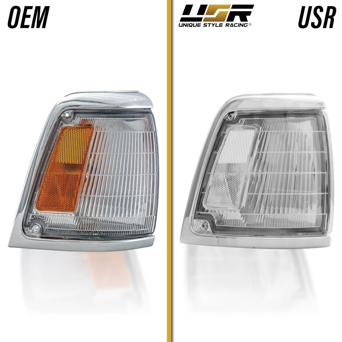 Front Corner Parking Lamps For 1992-1995 Toyota Pickup Truck 2wd Us Spec Clear Lens Left And Right Pair With Bulbs Ln100