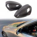 Ecotric Compatible Mirror Covers Cap Replace For 2003 2004 2005 2006 2007 Infinti G35 Coupe Carbon Fiber