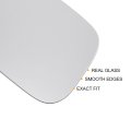 Car Rearview Left Driver Side Mirror Glass Replacement W Backing Plate Convex Heated White For Fiat Bravo Brava Marea 1995-2001