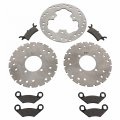 2008 2009 Polaris 330 Trail Boss Front And Rear Brake Rotors Pads
