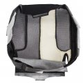 Ecotric Seat Cover Compatible With 2003-2005 Dodge Ram 1500 2500 3500 Slt Plus Sport 4x4 2wd Single-cab Quad-cab Dark Gray