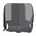 Ecotric Seat Cover Compatible With 2003-2005 Dodge Ram 1500 2500 3500 Slt Plus Sport 4x4 2wd Single-cab Quad-cab Dark Gray