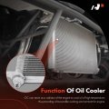 A-premium Transmission Oil Cooler Compatible With Chevy Silverado 2500 Hd Classic Avalanche Gmc Sierra Cadillac Escalade Ext
