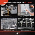A-premium Transmission Oil Cooler Compatible With Chevy Silverado 2500 Hd Classic Avalanche Gmc Sierra Cadillac Escalade Ext