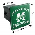 Graphics More Manhattan College Jaspers Logo Tow Trailer Hitch Cover Plug Insert