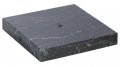 B P Lampa Square Black Zebra Marble Base 6 Inch 