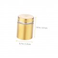 Healeved 10pcs Advertising Pin Stainless Steel Screw Pearlescent