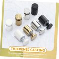 Healeved 10pcs Advertising Pin Stainless Steel Screw Pearlescent