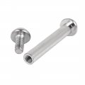 Uxcell 8mmx50mm Hex Socket Cap Head Screw Bolt Sleeve Barrel Connector Nut 10pcs