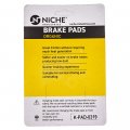 Niche Brake Pad Set For Suzuki Boulevard Intruder 1500 69100-10850 Rear Organic 2 Pack