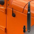 4 25 Black Style Short Antenna Mast For 2014 2015 Jeep Wrangler Freedom Edition Sport Utility 4-door