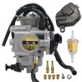 Carburetor 16100-hp0-a01 For Honda Foreman 500 Trx500 Fm 2005 2006 2007 2008 2009 2010 2011 Atv Golden Chrome Finish 