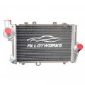 Alloyworks Complete Radiator For Bmw 1984-1997 K1 K75 K100 K1100 Lt Rs Rt