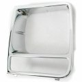 Driver Side Headlight Bezel For Jeep Cherokee 1999 2000 2001 Dark Chrome Ch2512165 55156031ab Mlx-she076-95l-cl360a50 