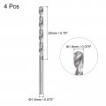 Uxcell Solid Carbide Drill Bits 1 9mm C2 K20 Tungsten Jobber Straight Shank Drilling Tool For Stainless Steel Aluminum Iron