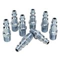 M-style Kwik-change Air Coupler And Plug Kit 1 4 In Flow Npt S-210-14 14 Piece Set With Brass Couplers Steel Plugs 