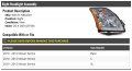Right Passenger Side Headlight Assembly Compatible With 2010-2012 Nissan Sentra Fits Base S And Sl Models