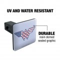 Wonder Woman Usa American Flag Logo Tow Trailer Hitch Cover Plug Insert