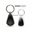 Ipick Image Made Black Dome Shinning Dark Gunmetal Metal Teardrop Key Chain With Logo For Nissan Pathfinder