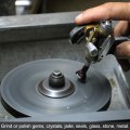 Uxcell Diamond Sanding Grinding Disc 12-inch 300mm Grit 400 No Center Hole Flat Lap Disk Polishing Discs Abrasive Wheel For