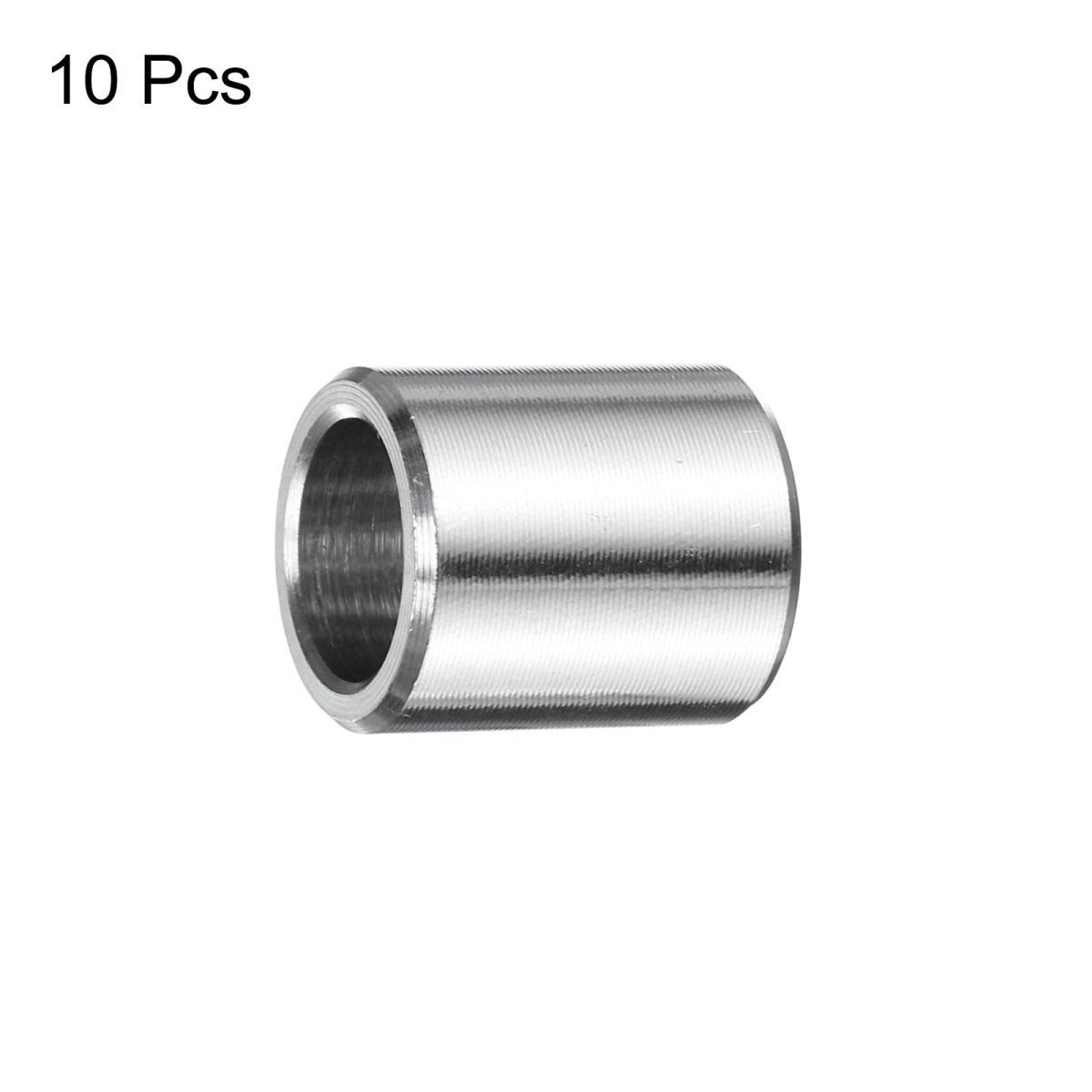10 Pcs Stainless Steel Spacers 5 16 In Bore X 7 Od 1 2 Length Round Metal Screw Bushing For Screws Bolts And Rods