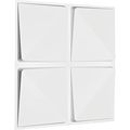 Ekena Millwork Wp20x20edwh 19 5 8 W X H Edinburgh Endurawall Decorative 3d Wall Panel White 