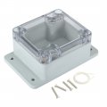 Uxcell 2 5 X2 3 X1 4 63mmx58mmx35mm Abs Junction Box Universal Project Enclosure W Pc Transparent Cover