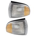Turn Signal Corner Light Pair For Chevy Caprice 1991 1996 Front Driver And Passenger Side Clear Amber Lens Gm2520120 Gm2521120 