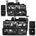 Aintier Automotive Headlight Assemblies Fit For Chevrolet Blazer 1994 For C1500 1994-1999 Suburban C2500 1994-2000