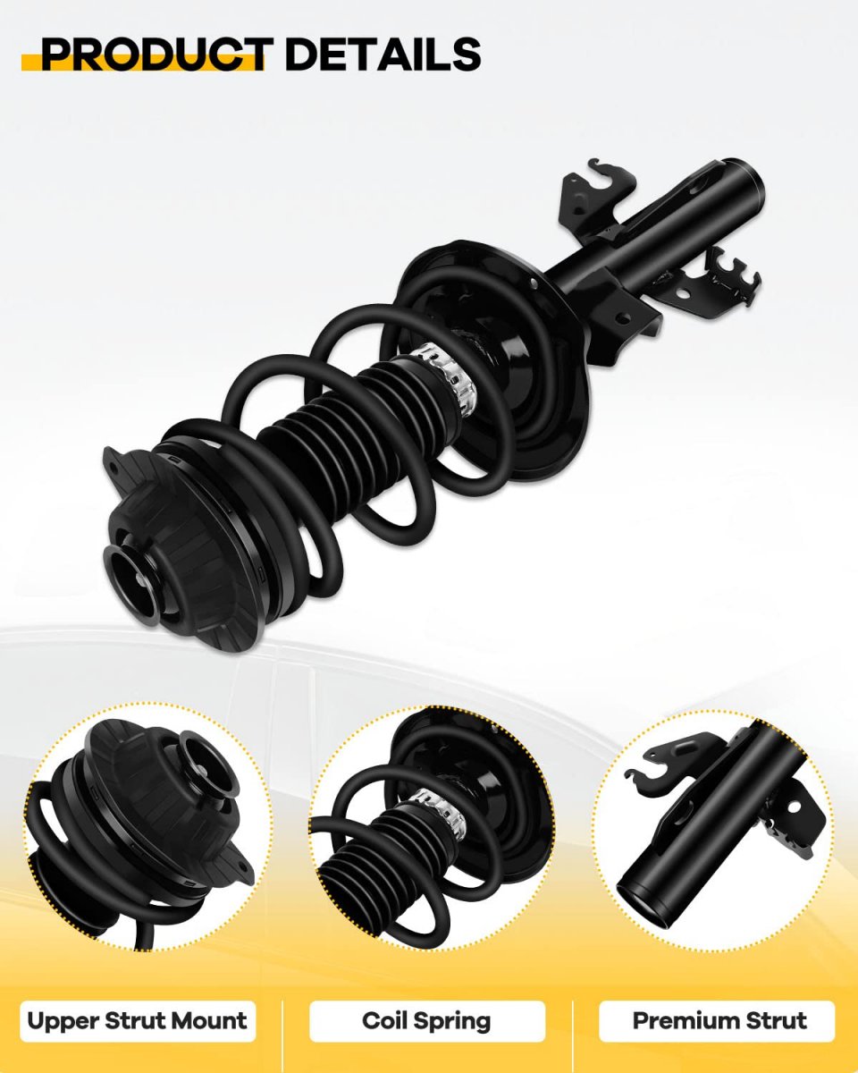 Spring Strut Assembly Complete Struts Shocks Fit For 2013-2016 Dodge Dart