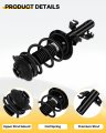 Spring Strut Assembly Complete Struts Shocks Fit For 2013-2016 Dodge Dart