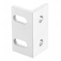 Uxcell Inside Corner Brace Angle Bracket Fastener L Shape 20mmx20mmx38mm For Aluminum Extrusion Profile 4pcs