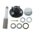 4 On Inch Trailer Hub Kit And Square Bt16 Spindle With Bearing 7 Pieces Set 