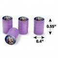 Mare And Foal Flowers Night Valve Stem Caps For Tire Rim Wheel Aluminum Purple