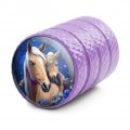 Mare And Foal Flowers Night Valve Stem Caps For Tire Rim Wheel Aluminum Purple