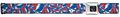 Buckle Down Big Boys Steal Your Face Stacked Red White Blue Seatbelt Belt Multi Regular 