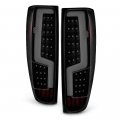 For 2004-2012 Chevy Colorado Gmc Canyon Pickup Truck Black Smoke Oled Neon Tube Tail Light Lamp Housing Assembly Driver 