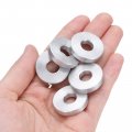 Uxcell 10pcs Aluminum Spacer 3 8 Bore X 1 Od 16 Length Screw Standoff Bushing Plain Finish Round Metal For Id Screws Bolts And