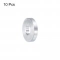 Uxcell 10pcs Aluminum Spacer 3 8 Bore X 1 Od 16 Length Screw Standoff Bushing Plain Finish Round Metal For Id Screws Bolts And