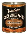 Rust-oleum Varathane 242180h 1-quart Classic Clear Oil Based Outdoor Spar 275 Voc Urethane Gloss Finish 
