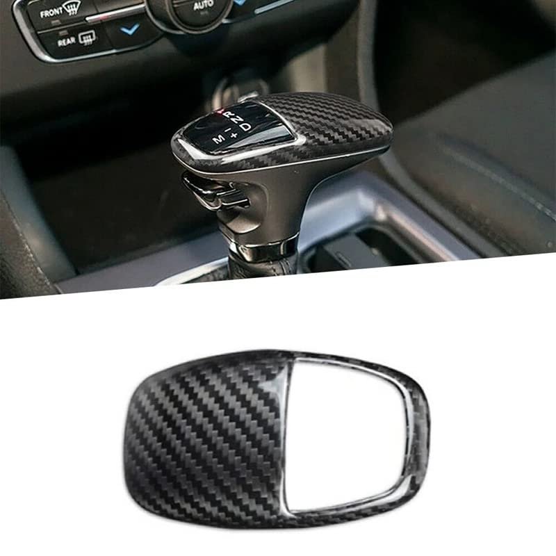 Real Carbon Fiber Shift Knob Top Cover Trim For Dodge Challenger Charger Durango 2015 2016 2017 2018 2019 2020 2021 Automatic