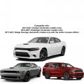 Real Carbon Fiber Shift Knob Top Cover Trim For Dodge Challenger Charger Durango 2015 2016 2017 2018 2019 2020 2021 Automatic